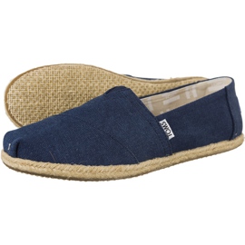 Toms - Semelle en corde en toile lavée pour femme - Alpaegata 9758 bleu