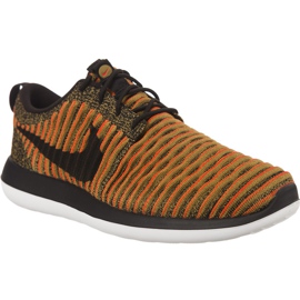 Nike Roshe Two Flyknit 009 orange jaune multicolore