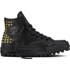 Converse 559916 Chuck Taylor comme ondulation d'ascenseur noir