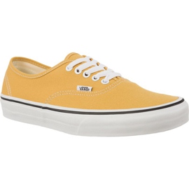 Vans Authentic QA0 orange jaune Vans Authentic QA0 orange jaune