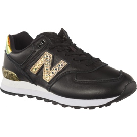 New Balance WL574NRH noir jaune