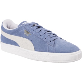Suède classique Infinity PUMA Blanc bleu