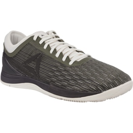 Reebok Crossfit Nano 8 0 Flexweave 030 Craie De Charbon Vert Hunter gris