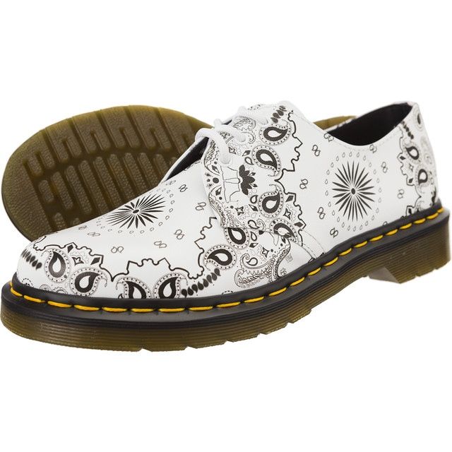 Dr. Martens Dr.martens 1461 blanc noir Bandana Backhand