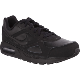 Nike Air Max Ivo Cuir 002 Noir le noir Nike Air Max Ivo Cuir 002 Noir le noir