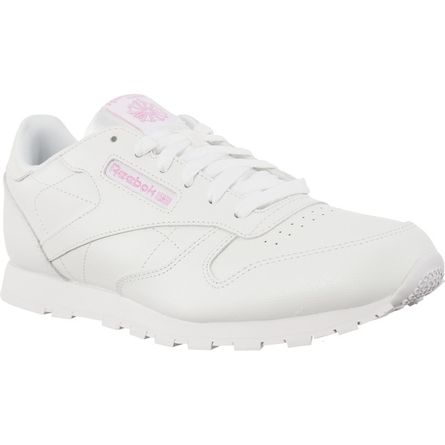 Reebok Cuir classique métallisé blanc blanche