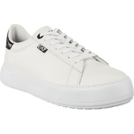 Ea7 Emporio Armani Unisexe Pelle Sneaker 2480057A299 00010 blanc