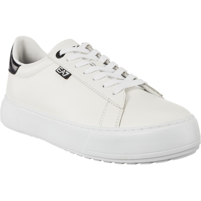 Ea7 Emporio Armani Unisexe Pelle Sneaker 2480057A299 00010 blanche