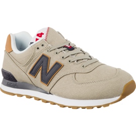 New Balance ML574YLB brun gris