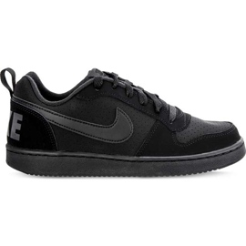 Nike Court Borough Low Gs 001 Noir Noir Noir le noir