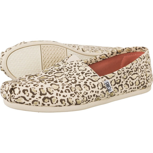 Toms Bobcat Avec Feuille D'or Pour Femmes Alpargata 9715