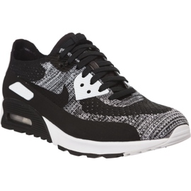 Nike Dans Air Max 90 Ultra 2 0 Flyknit 002 blanche le noir