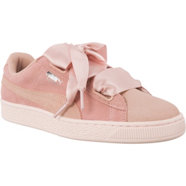 Puma Daim coeur galet pêche beige perle rose