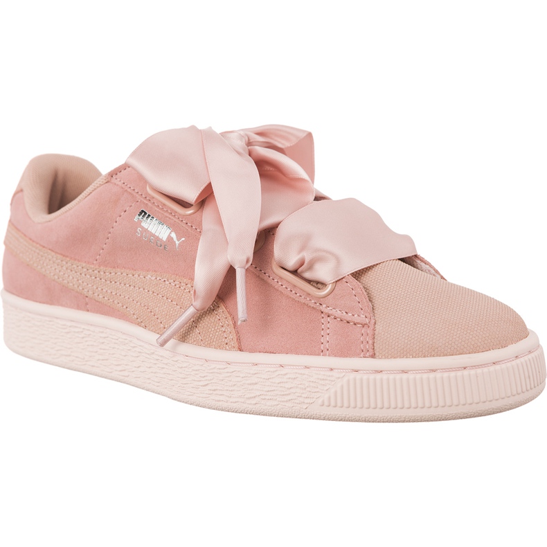 Puma Daim coeur galet pêche beige perle rose Puma Daim coeur galet pêche beige perle rose