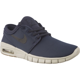 Nike Stefan Janoski Max Gs Thunder Bleu Noir Gomme Brun bleu marine