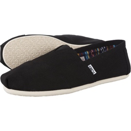 Toms Canvas Mens Classic Alpargata 862 le noir