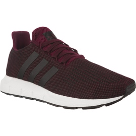Adidas Swift Run J 600 Bordeaux Noyau Noir Ftwr Blanc le noir rouge Adidas Swift Run J 600 Bordeaux Noyau Noir Ftwr Blanc le noir rouge