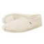 Toms Tricot torsadé en peau de mouton Alpargata 943 blanche