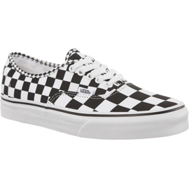 Vans Authentic Mix Checker Q9B blanche le noir
