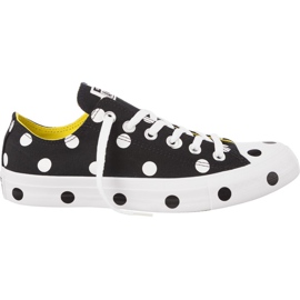 Converse C560628 Chuck Taylor All Star blanche le noir jaune