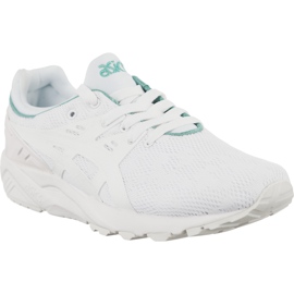 Asics Gel Kayano Entraîneur Evo H7Q6N 0101 blanc vert