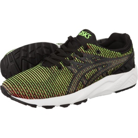 Asics Gel Kyn Trnr Ev HN6D0 873 le noir vert Asics Gel Kyn Trnr Ev HN6D0 873 le noir vert