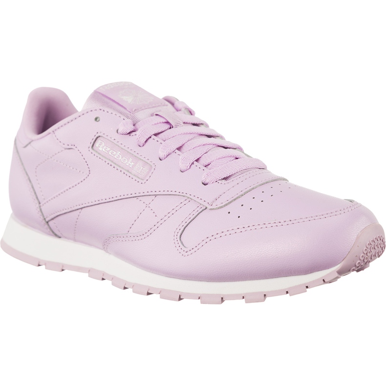 Reebok Cuir classique métallisé blanc moonglow violet