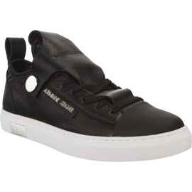 Sneaker en cuir femme Armani Jeans noir
