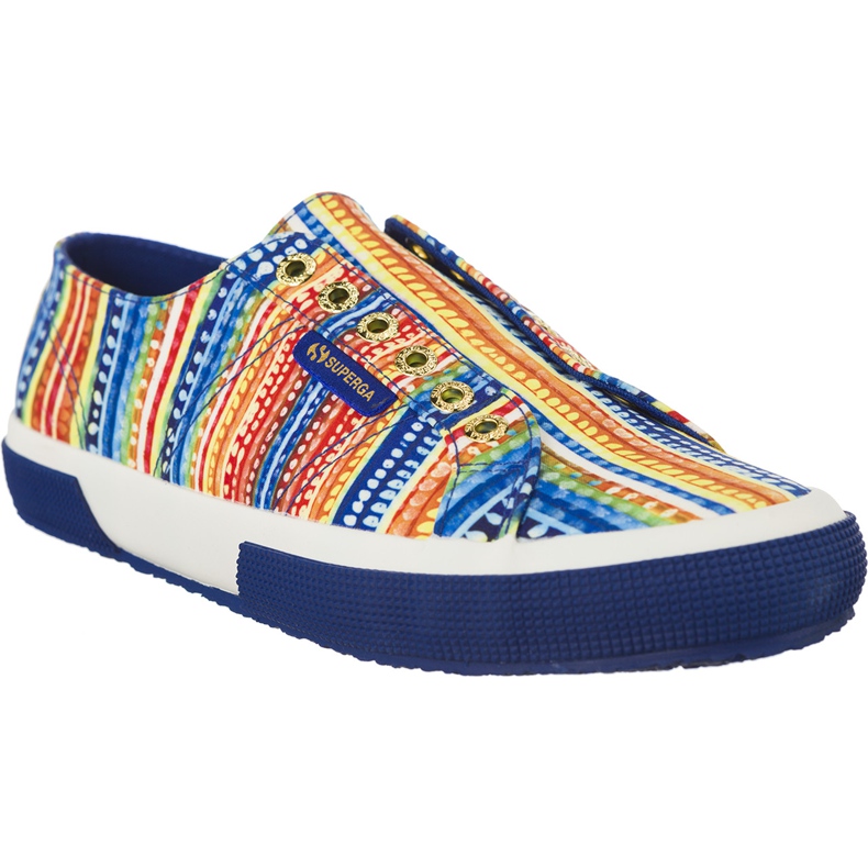 Superga 2750 Slipon Fabric Fan A43 multicolore