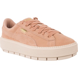 Puma Suede Platform Trace Peach Beige Perle rose Puma Suede Platform Trace Peach Beige Perle rose