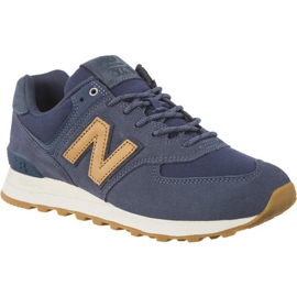 New Balance WL574CLI brun bleu marin