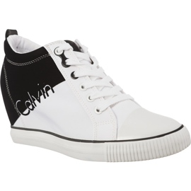 Calvin Klein Rory Nylon R0647 Blanc Noir blanche le noir