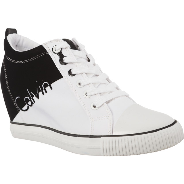 Calvin Klein Rory Nylon R0647 Blanc Noir blanche le noir