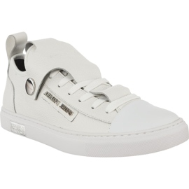 Armani Jeans Sneaker en cuir pour femme 9252537A663 41610 blanc