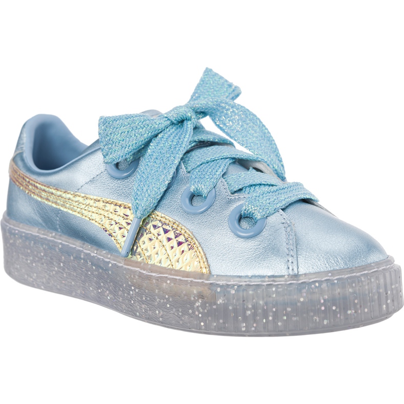 Puma Plateforme Glitter Princess Sophia Webster Bleu Métallisé Orange Fluo multicolore