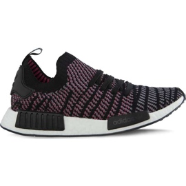 Adidas Nmd R1 Stlt Primeknit Core Noir Quatre Rose Solaire multicolore