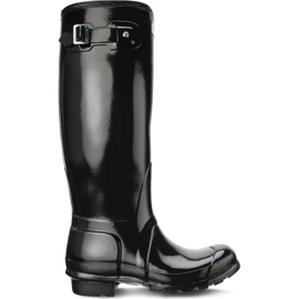 Hunter Femme Original Tall Gloss Black noir