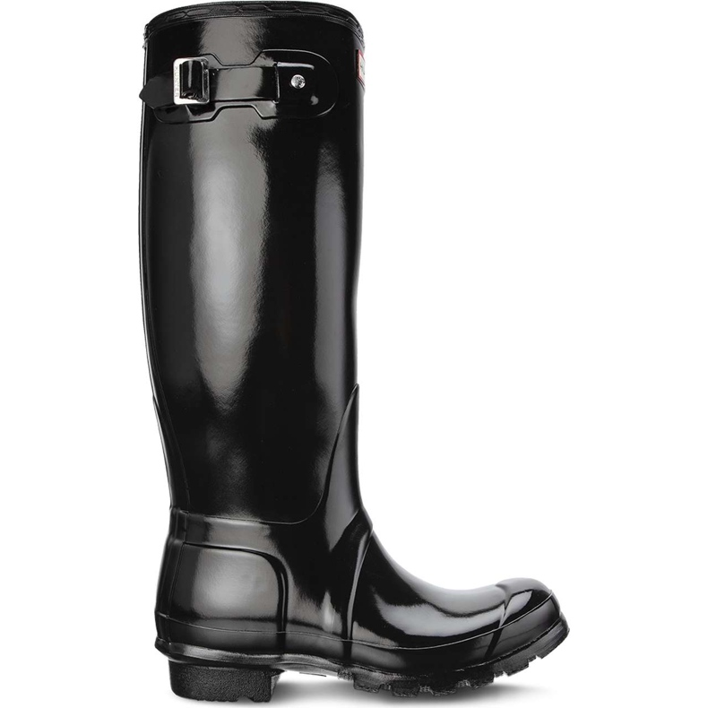 Hunter Femme Original Tall Gloss Black le noir