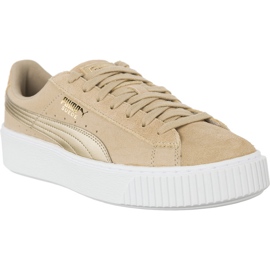 Puma Plateforme en daim Wn 401 beige Puma Plateforme en daim Wn 401 beige