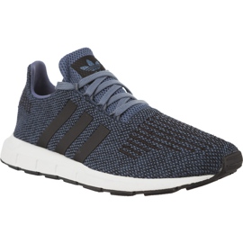 Adidas Swift Run J 604 brut acier noir noir gris Adidas Swift Run J 604 brut acier noir noir gris