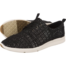 Toms Sneaker Del Rey Femme Laine Glitter 277 noir gris