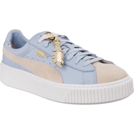 Puma Panier Plateforme Coachella Wns Fm Argent Pivoine Cachemire Bleu brun multicolore