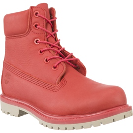 Timberland 6 en prime Boot Aqk rouge
