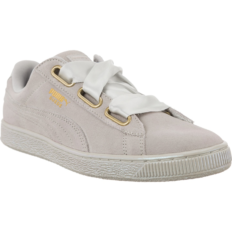 Puma Suede Heart Satin W 402 gris Puma Suede Heart Satin W 402 gris