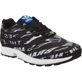 Adidas Zx Flux J 410 blanc noir