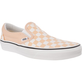 Vans Abricot blanchi à carreaux damier classique U77 blanchi rose