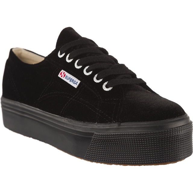 Superga 2790 Velvetw 999 le noir