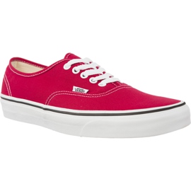 Vans Authentique Q9U Crimson True White rouge
