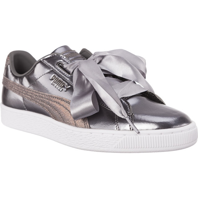 Puma Panier Coeur Lunar Lux Jr Fumé Perlé gris