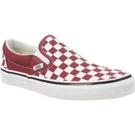 Vans Classic SLIP-ON Qcj blanche multicolore rouge
